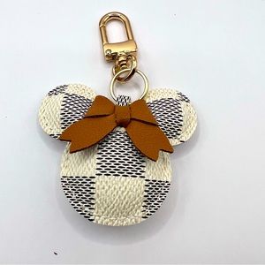 NEW Monogram Mouse Bag Charm Keychain
